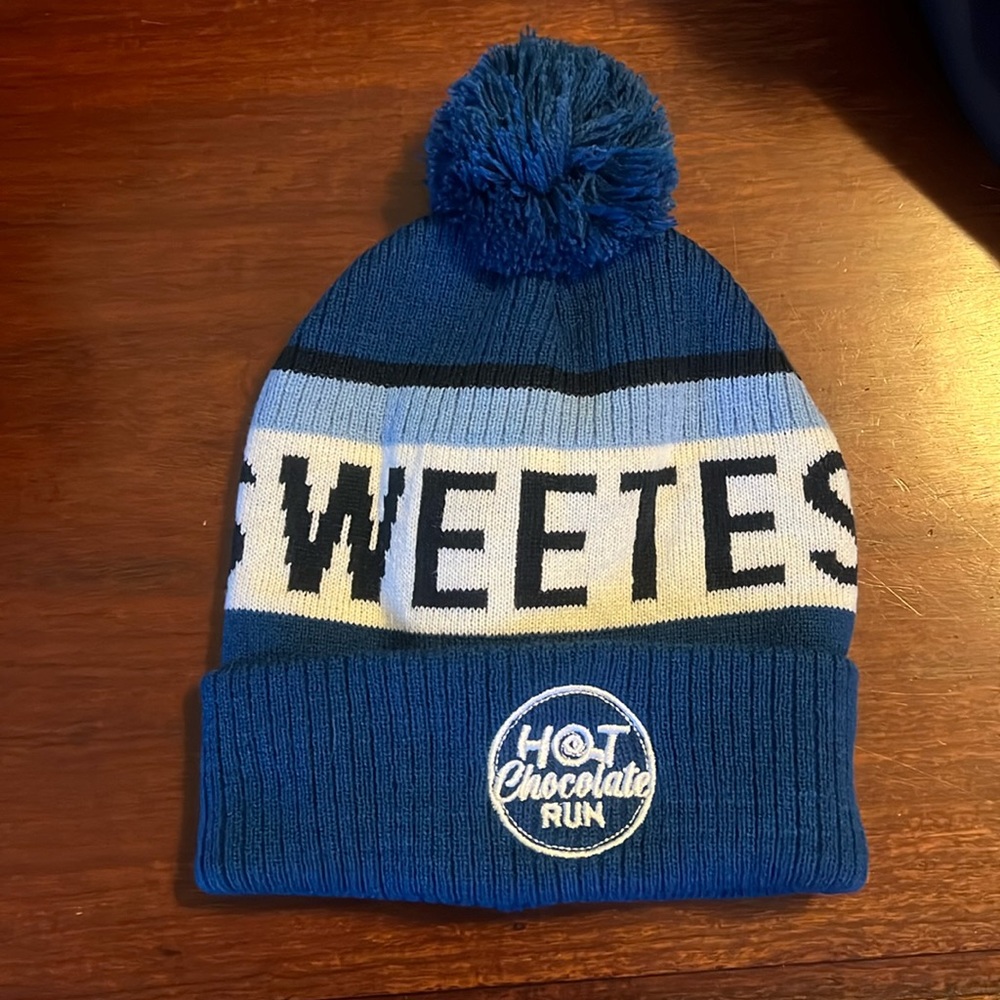 Hot Chocolate Run Beanie, never worn